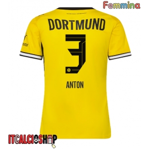 Borussia Dortmund Waldemar Anton #3 Prima Maglia Femmina 2026-27 Manica Corta
